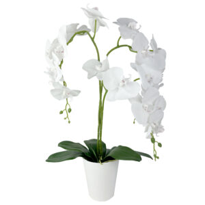 STORCZYK BIAŁY XXL W DONICZCE CERAMICZNEJ 60 cm
